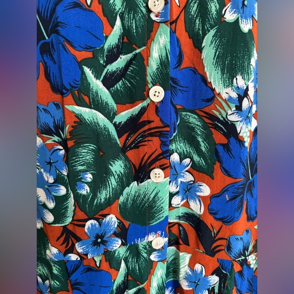 J. Crew Floral Shirt Dress Size XS - Picture 4 of 9